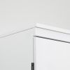 70" Kitchen Pantry, Tall Freestanding Storage Cabinet, 6-tier Shelving with 2 Adjustable Shelves and 4 Doors for Dining Room, White