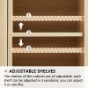 Kitchen Storage Cabinet, 71" Tall Kitchen Pantry Cabinet with Doors and Adjustable Shelves, Freestanding Utility Storage Cabinet for Kitchen, Dining R
